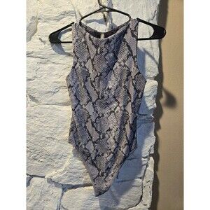 Nwt Skims Snake Print Bodysuit-XS